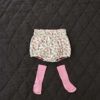 Bonjour Diary Reversible baby bloomers Ivory Flowers so cute - Little French Heart