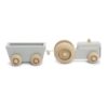 Konges Slojd Rolling Wooden Tractor Nature - Little French Heart