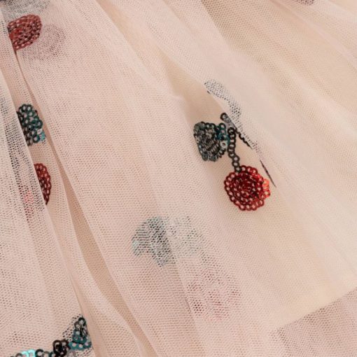 Konges Slojd Yvonne Sequin Skirt Cherry print - Little French Heart