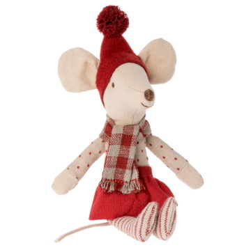 Maileg Big Sister Christmas Mouse Beautiful Gifts - Little French Heart