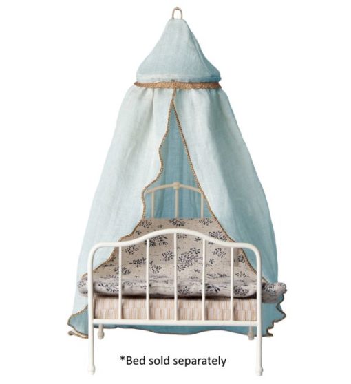 Maileg Miniature Bed Canopy Mint with Bed - Little French Heart