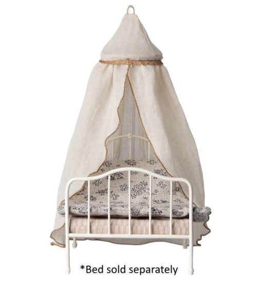 Maileg Miniature Bed Canopy with bed - Little French Heart