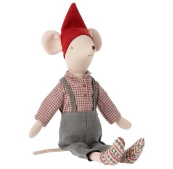 Maileg Mouse Boy Medium Beautiful Toy - Little French Heart