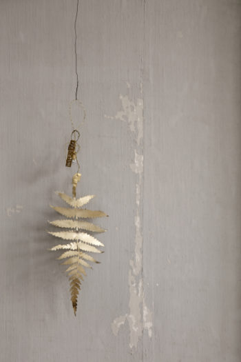Walther & Co Brass Fern Hanging