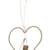 Walther & Co Golden Heart Hanging