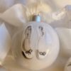 Paris Christmas Baubles White Repetto - Little French Heart