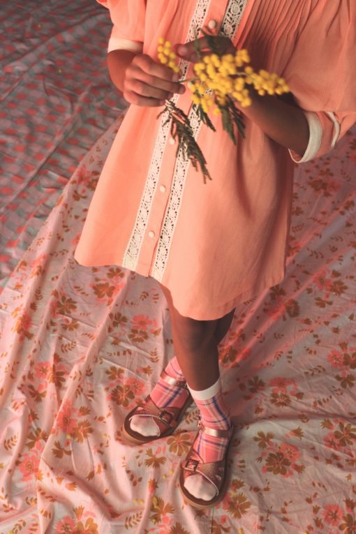 Bonjour Diary madeleine tunic bubblegum - Little French Heart