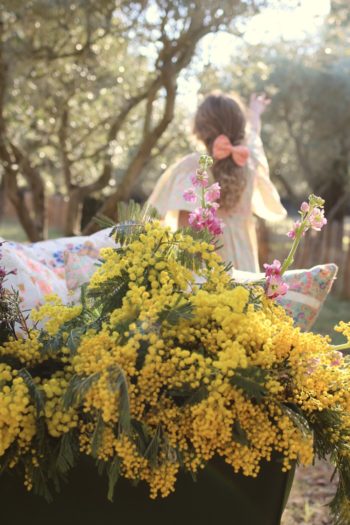 Bonjour Diary Rosalie Dress Pastel Garden - Little French Heart