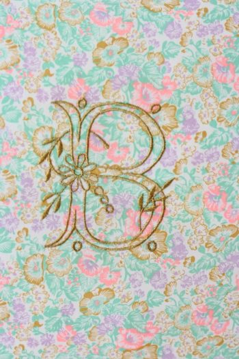 Bonjour Diary Cushion Cover Pastel Garden - Little French Heart