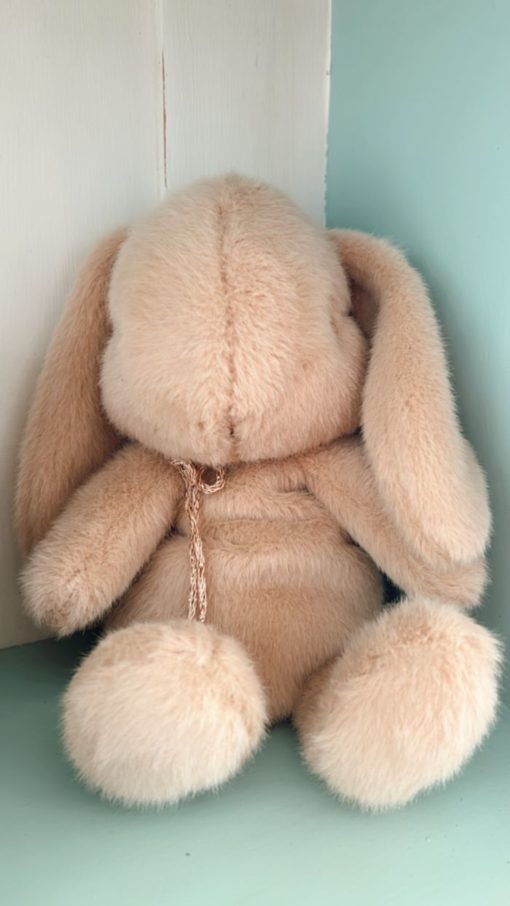 Bunny Plush Peach Cream Babys first easter - Little French Heart
