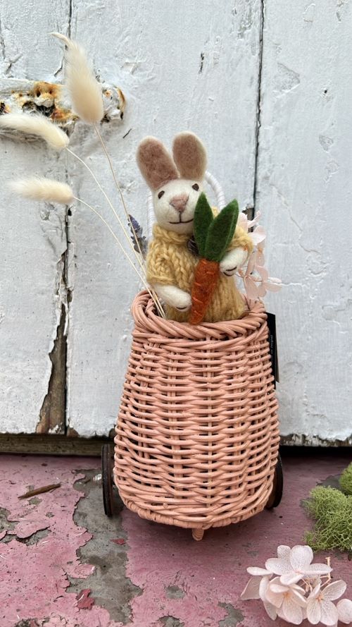 Bunny in a Luggy - Little French Heart
