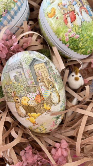 German Easter Eggs Beatrix Potter Easter Basket- Little French Heart
