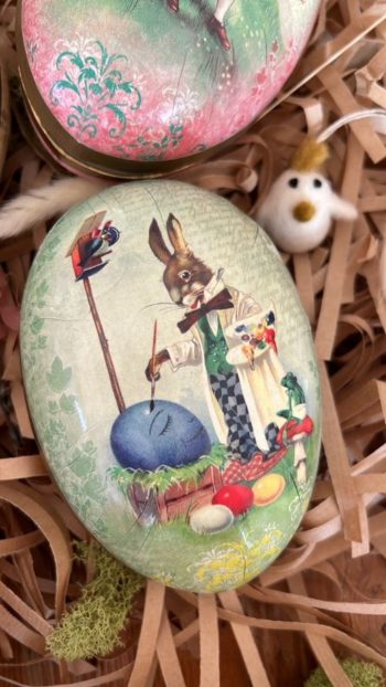 German Vintage Easter Eggs - The Egg Painter - Little French Heart