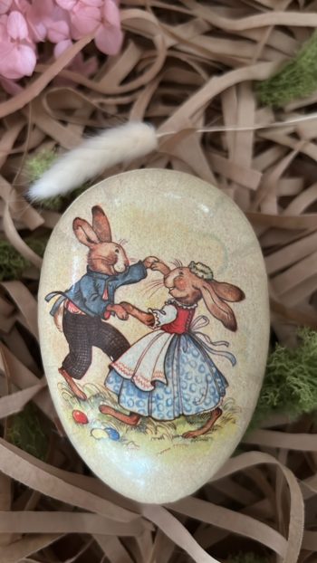German Vintage Easter The Dance - Little French Heart
