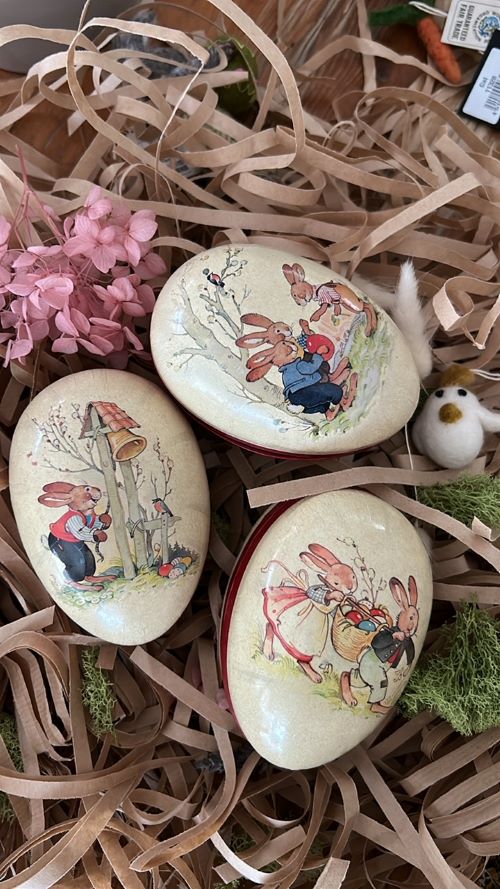 Happiness Vintage Easter Eggs - Little French Heart