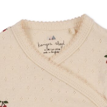Konges Slojd Minnie Newborn Body Gots Cherry - Little French Heart 2