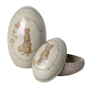 Maileg Easter Egg Set Metal Assorted Tearose - Little French Heart 1