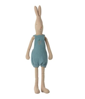 Maileg Size 3 Rabbit in overalls - Little French Heart
