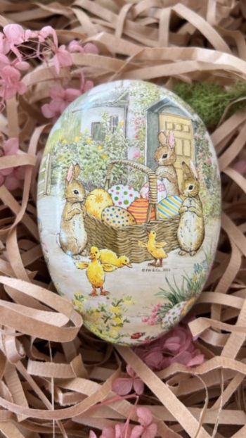 Traditional Easter Eggs Beatrix Potter Easter Basket- Little French Heart