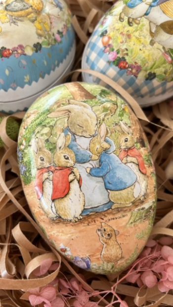 Vintage Easter Eggs Hugs for Peter Rabbit - Little French Heart