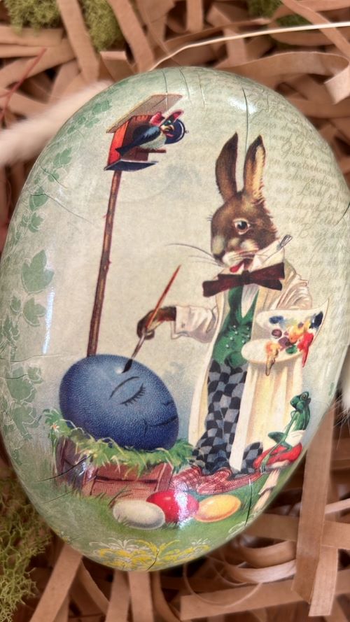 Vintage Easter Eggs - The Egg Painter - Little French Heart