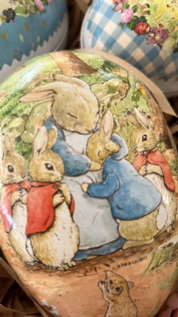Vintage Traditional Easter Eggs - Hugs for Peter Rabbit