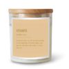 Commonfolk Mum Dictionary Candle Large - Little French Heart