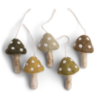 Gry & Sif Mushroom pack of 5 - Little French Heart