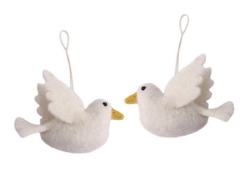 Gry and Sif Peace Dove - Little French Heart