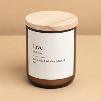 The Commonfolk Candles - Dictionary Meaning Candle ~ love - Little French Heart