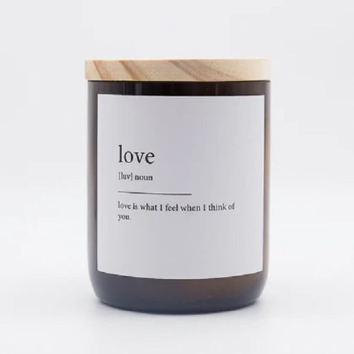 The Commonfolk Candles - Dictionary Meaning Candle ~ love - Little French Heart