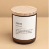 The Commonfolk Candles -Dictionary Meaning Candle ~ mum - Little French Heart