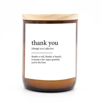 The Commonfolk Candles - Dictionary Meaning Candle ~ Thank You - Little French Heart