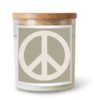 The Commonfolk Peace Sign ~ SAGE Candle - Little French Heart