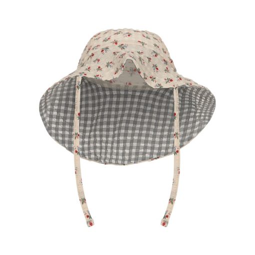 Konges Slojd Seraphine Sun Hat Fleur Tricolore - Little French Heart
