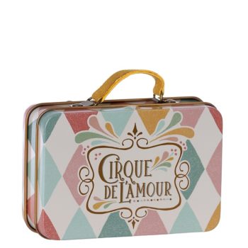 Maileg Metal Suitcase Harlequin - Little French Heart