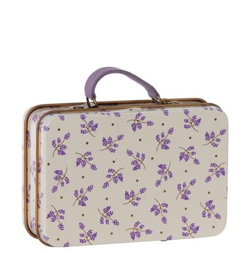 Maileg Metal Suitcase Madelaine Lavender - Little French Heart