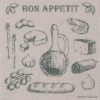 Bon Appetit Napkins (Set of 20)