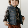 Jamie Kay Cillian Cord Gingerbread and Tayor Vest - Little French Heart 2