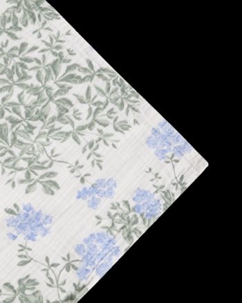 Garbo & Friends Plumbago Swaddle Print - Little French Heart