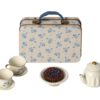 Maileg Afternoon Tea Set Blue Madelaine - Little French Heart