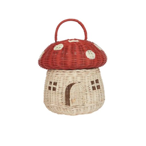 Olli Ella Mushroom Basket Gifts for Kids - Little French Heart