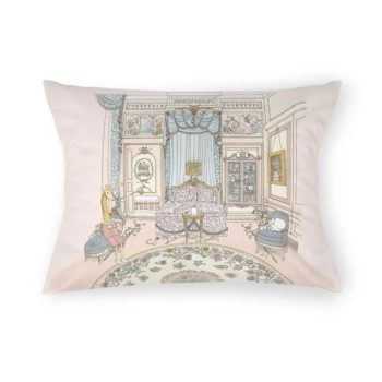 Atelier Choux Paris Satin Cushion French Bedroom - Little French Heart