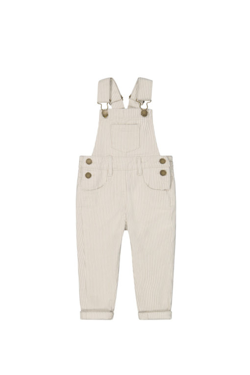 Jamie Kay August 2023 Posy Collection Jordie Cotton Twill Overall - Stripe Cotton Twill