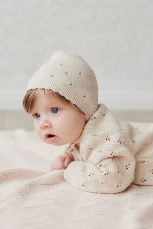 Jamie Kay Emily Onepiece - Light Oatmeal Marle for Baby - Little French Heart