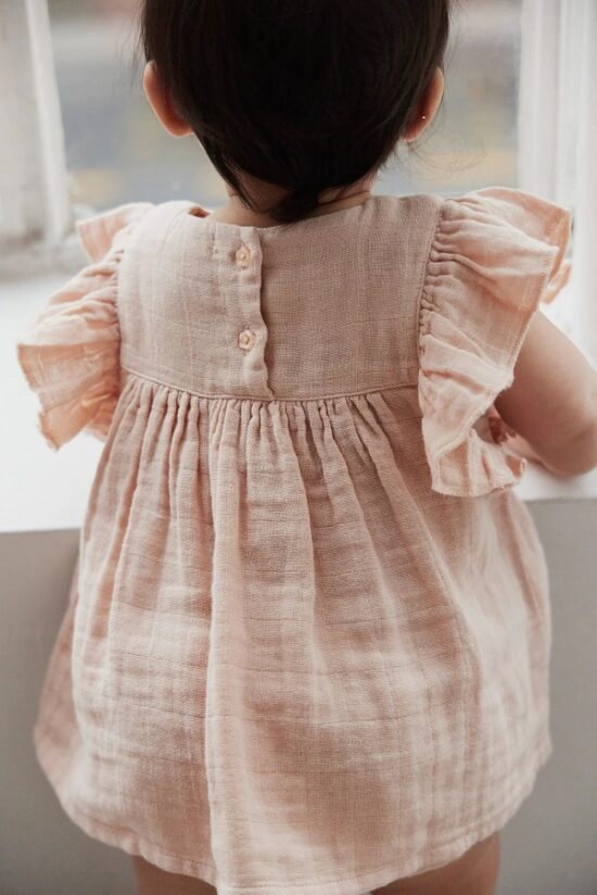 Jamie Kay Organic Muslin Eleanor Top & Bloomer Set - Image 3