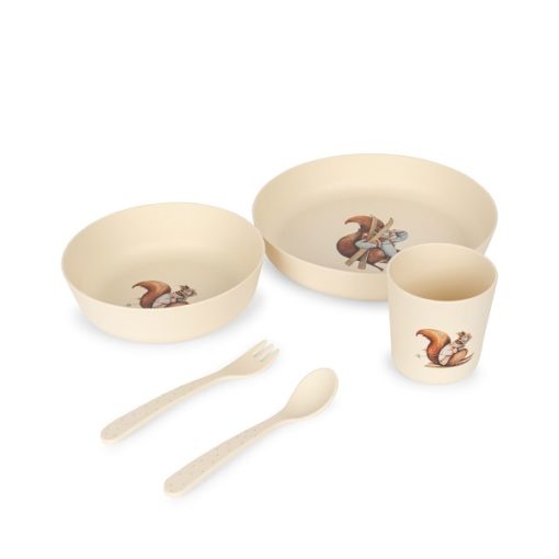 Konges Slojd - PLA Dinner Set - Bunny Tokki - Little French Heart