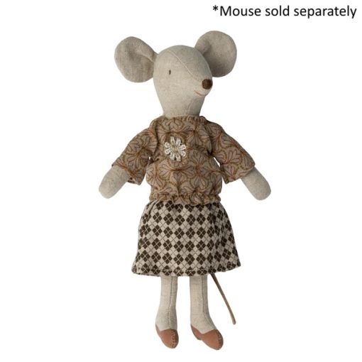 Maileg Blouse and Skirt for Grandma Mouse - Little French Heart