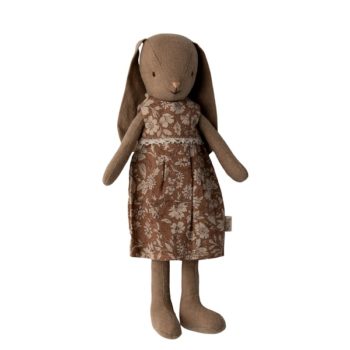 Maileg Bunny Size 2 Brown Dress - Little French Heart