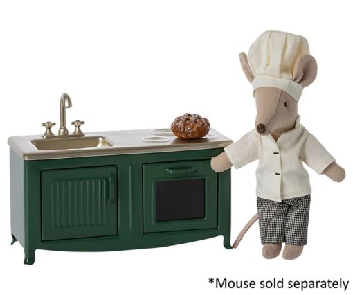 Maileg Kitchen for Mouse Dark Green - Little French Heart
